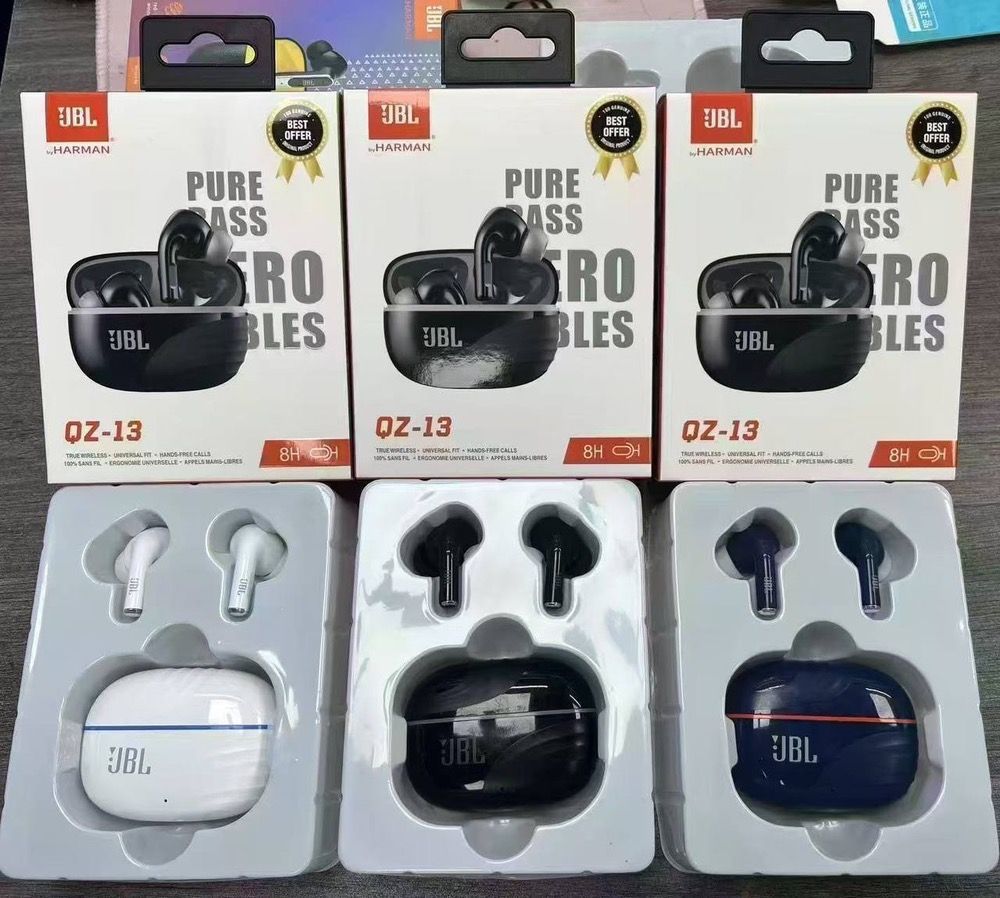 ✅#ایرپاد بلوتوث  لمسی  JBL  ✅مدل        QZ_13  ✅کیفیت بسیار عالی باطری داخلی بزرگ